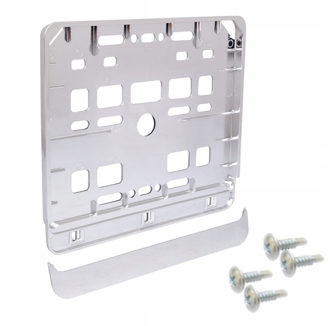 Ramka tablicy rejestracyjnej MOTOCYKLOWA Chrom