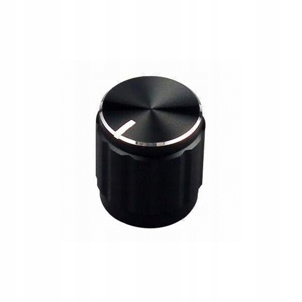 Gałka Do Potencjometru 15mm Pokrętło Oś 6mm Czarna