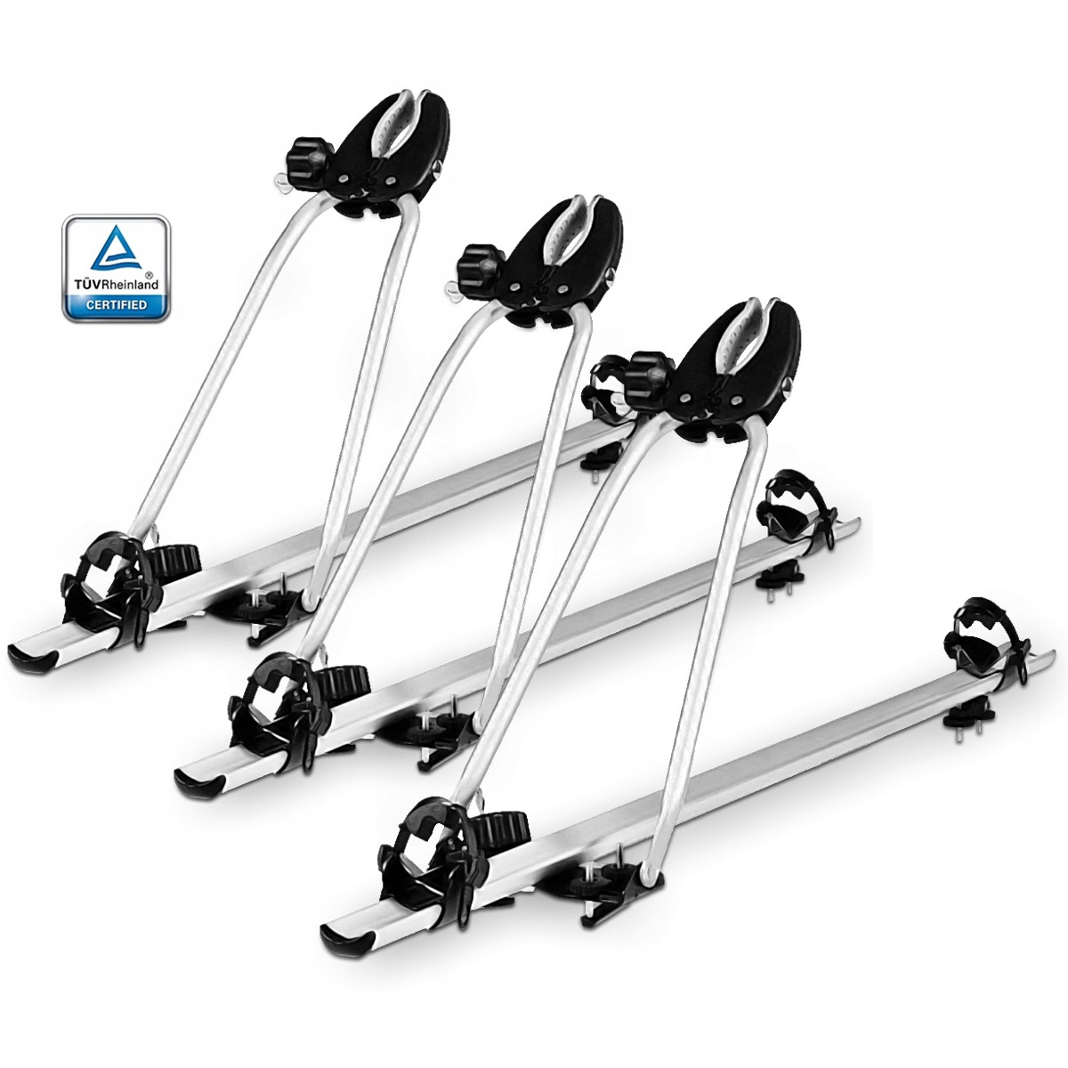 3× Bagażnik rowerowy na dach Start HOMAR 3 ALU