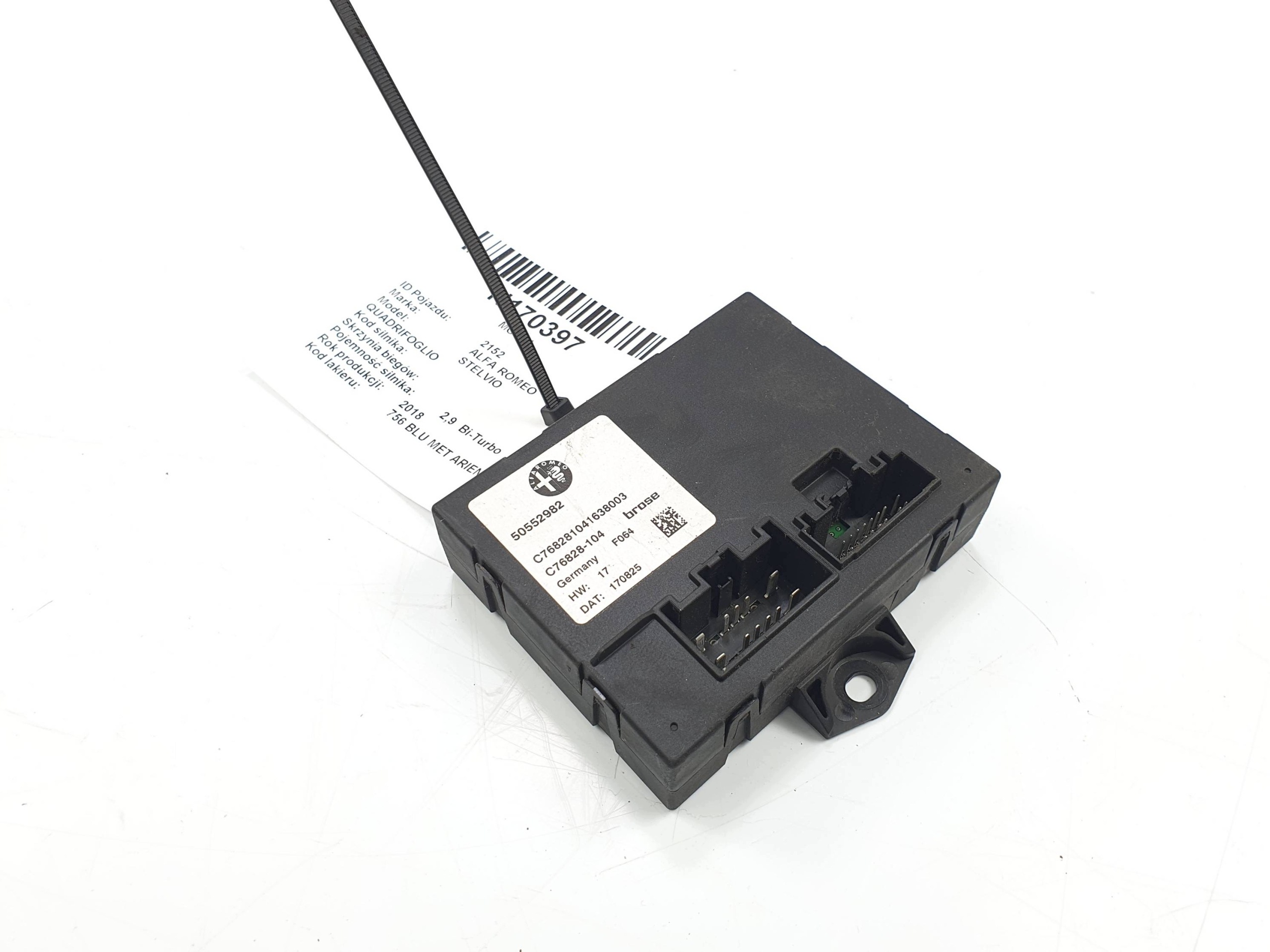modul 50552982 ALFA ROMEO STELVIO QUADRIFOGLIO