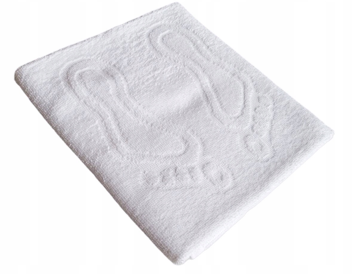 STOPKA ŁAZIENKOWA ROSA RĘCZNIK POD NOGI YORK 50x70 WHITE 400g/m2
