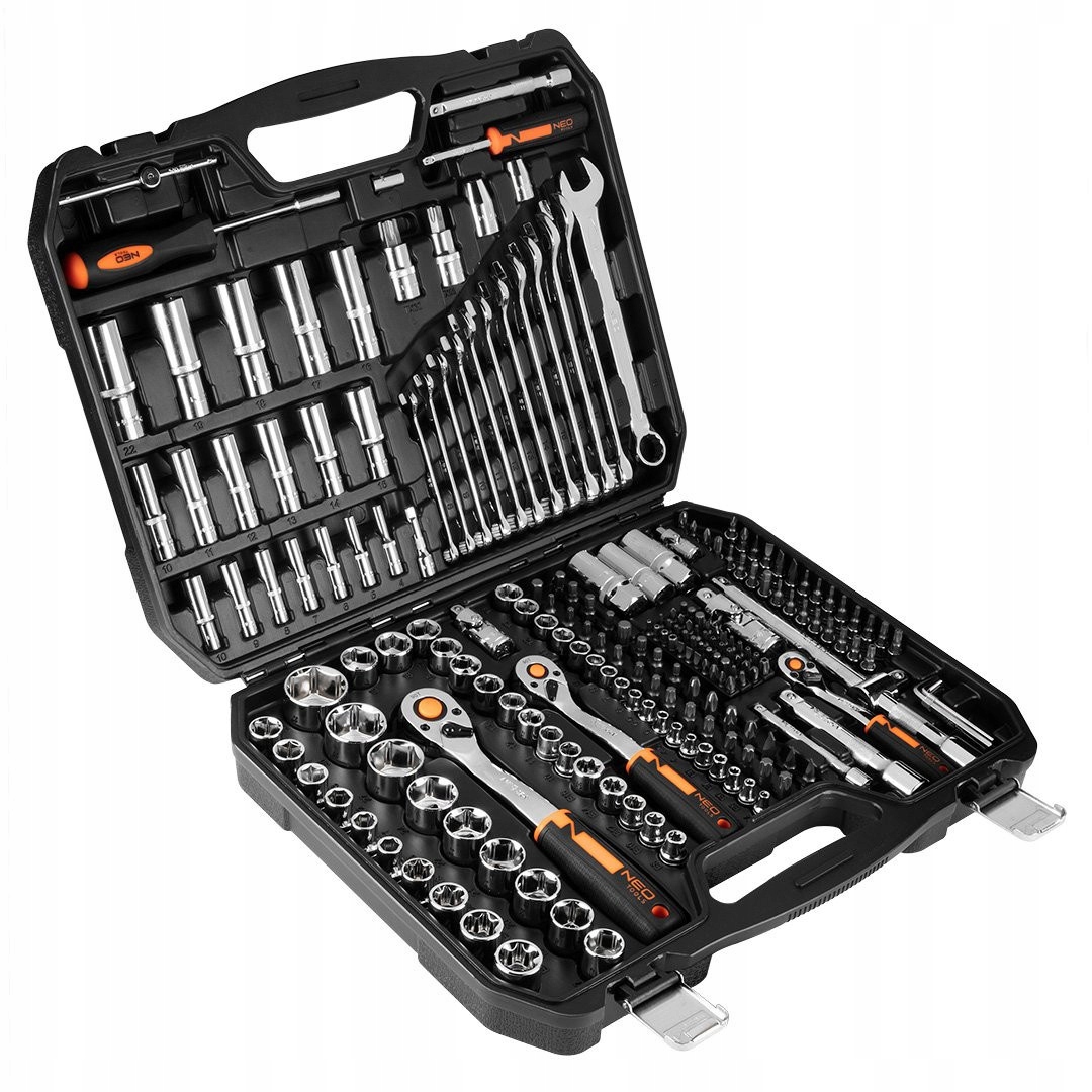 Gola sada 1/2", 3/8", 1/4", 219 ks, CrV Neo tools 10-076