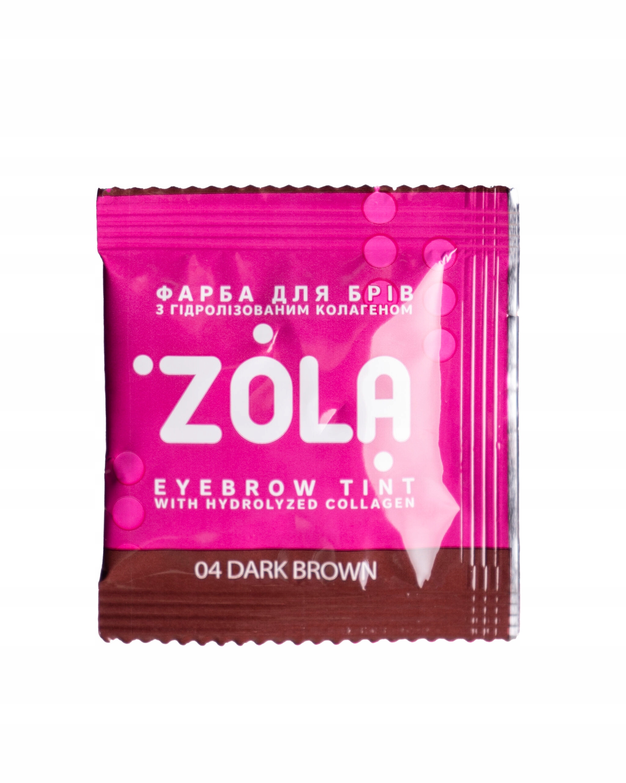 ZOLA farba na obočie 04 Dark Brown 1,5ml+aktivátor