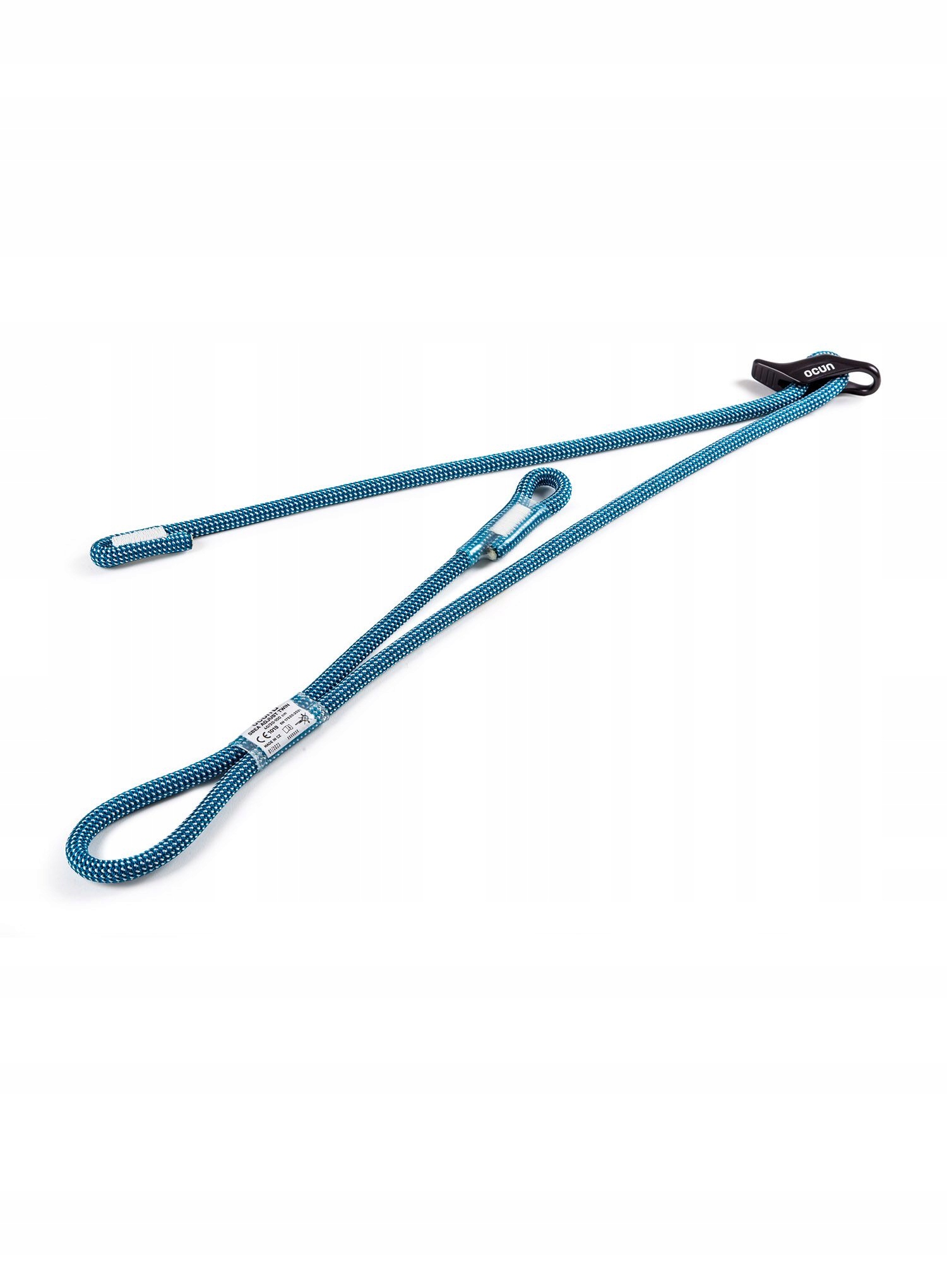 Lonża Ocun Sbea Adjust Twin 40/20-100 cm blue/white