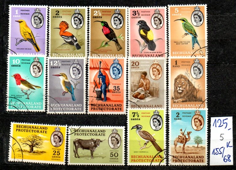 Beczuana 5 , nr 155/68 , komplet