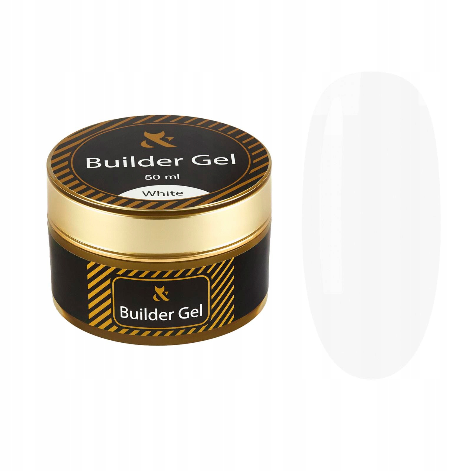 F.o.x Builder Gel White 50 ml Bílý Stavební Gel Led/uv pro prodloužení Pa
