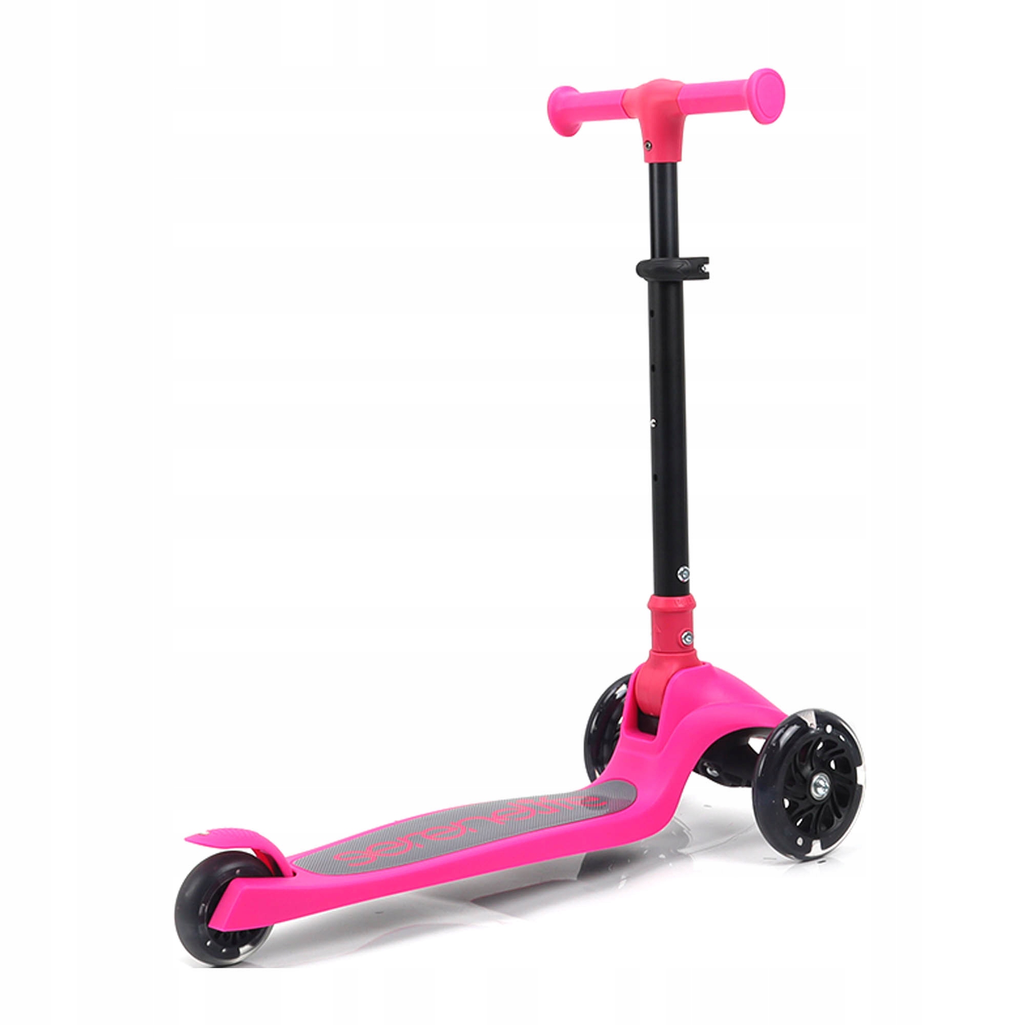 Hulajnoga Dla Dzieci 3-KOŁOWA Różowa Balansowa Z Kółkami Led Serenelife