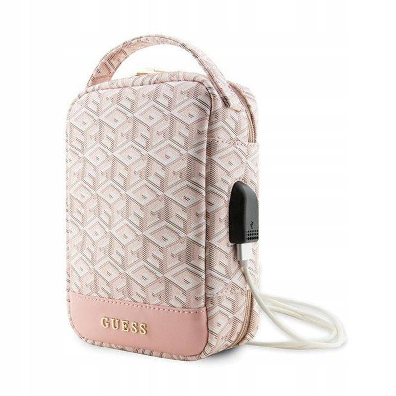 Guess GCube Stripe Travel Universal Bag Organizér na akcesoria (Růžový)