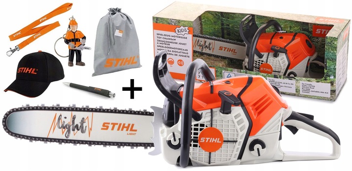 Hračka Benzínová Píla Stihl Na Batérie Darček Pomôcky