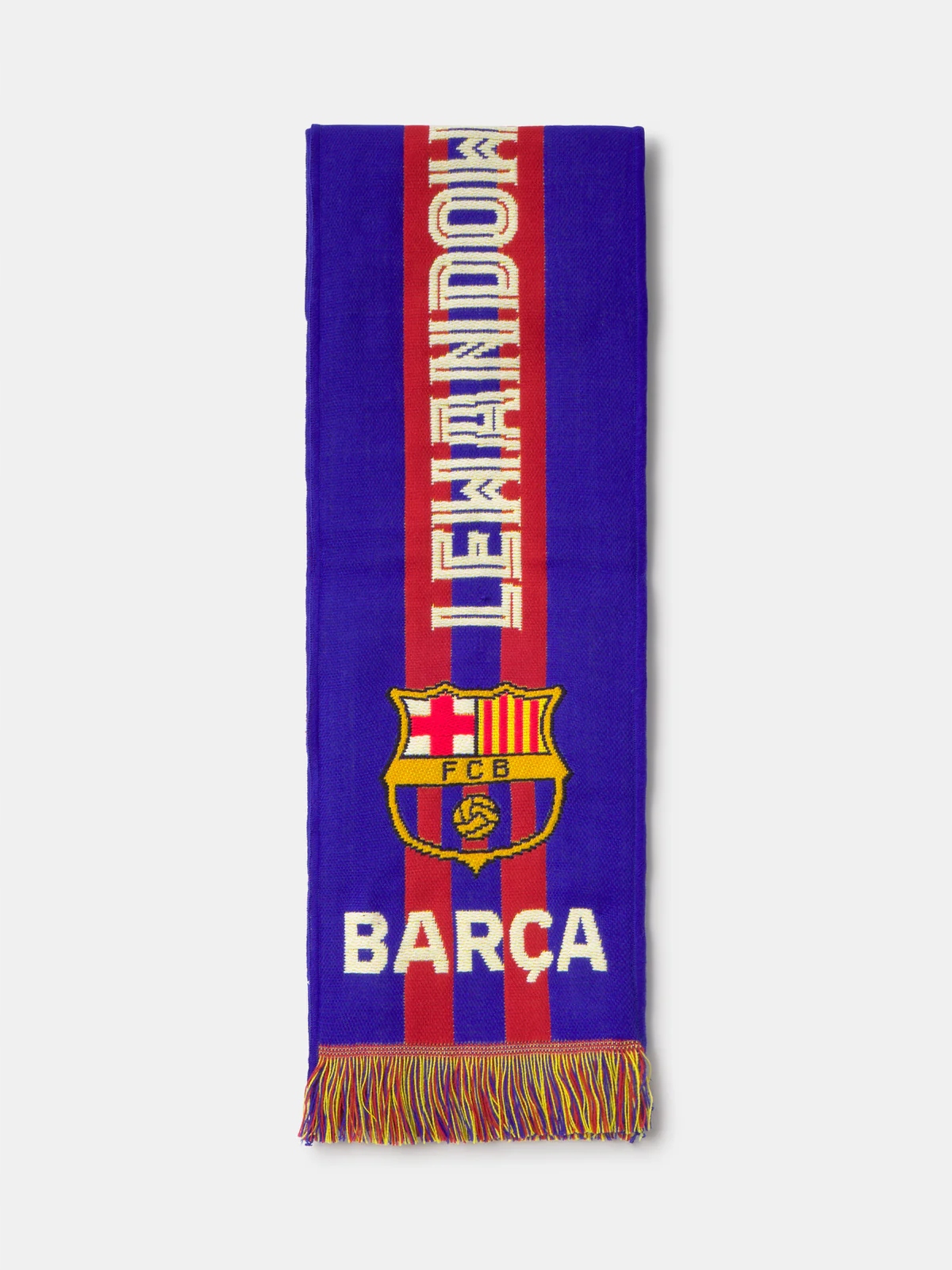 Fc Barcelona Lewandowski Szalik Tkany Jednostronny 140X20