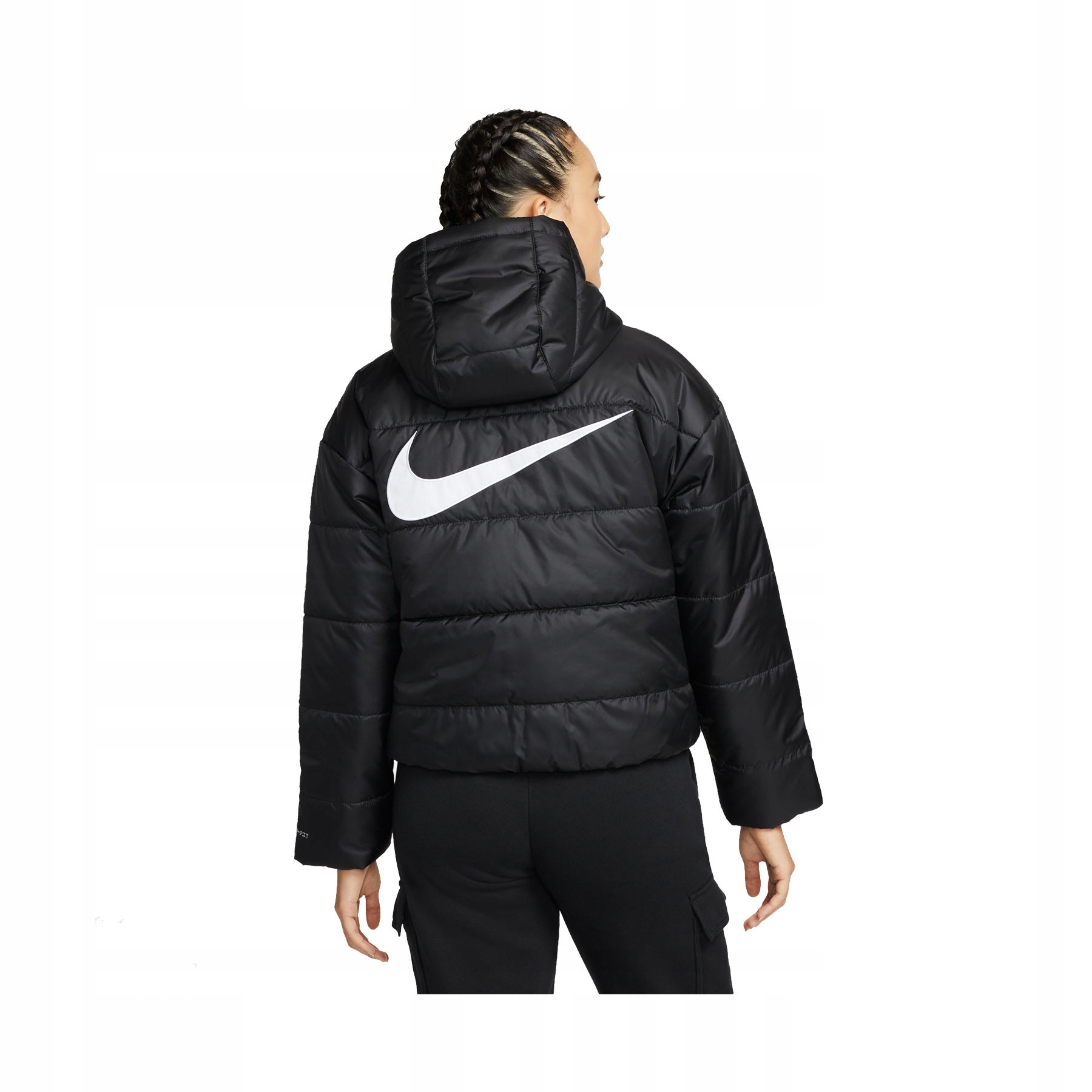 kurtka z kapturem zimowa NIKE SPORTSWEAR dj6995 010 r. S THERMA FIT