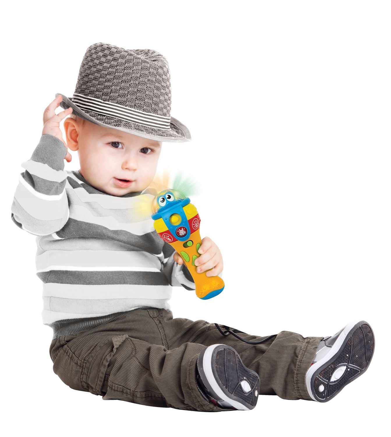 MIKROFON DLA DZIECI CENTRUM MUZYCZNE 12+ SMILY EAN (GTIN) 4895038518032