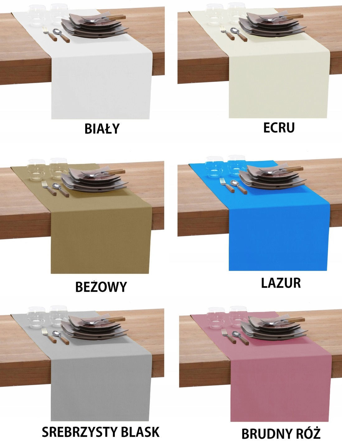 BIEŻNIK GŁADKI MATOWY PRACTICAL 40x120 GRUBY KOLOR Kod producenta BIEŻNIK OBRUS NAKŁADKA MATA PODKŁADKA