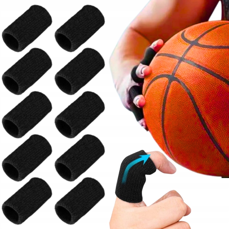 ZESTAW OPASKA NA PALCE OCHRANIACZ DO KOSZYKÓWKI SIATKÓWKI x10