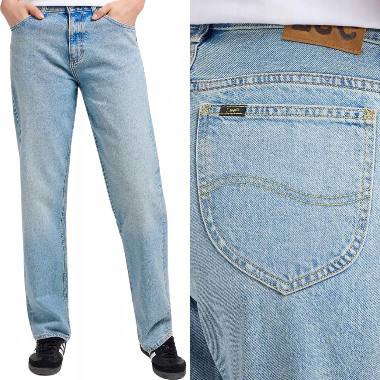 Lee Rider Jeans Denim Vision jednoduché dámské džínové kalhoty W28 L33
