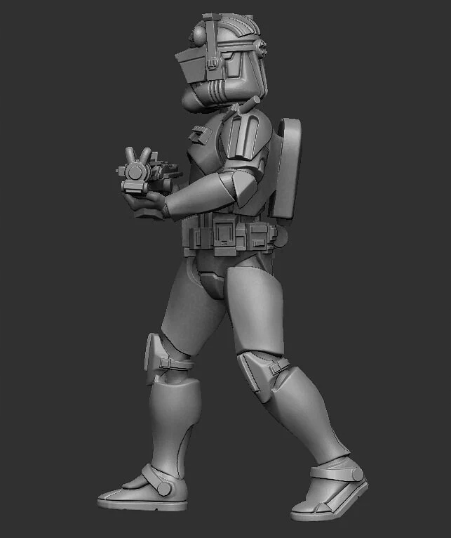 Airborne Commander model pasuje do gry StarWars Legion Materiał inny