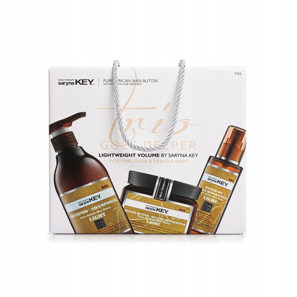 Saryna Key Trio Goes Deeper Repair Light – sada šampon maska olej