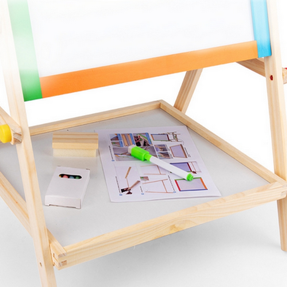 TABLICA EDUKACYJNA DLA DZIECI DUŻA MAGNETYCZNA KREDOWA DWUSTRONNA AKCESORIA Rodzaj kredowa