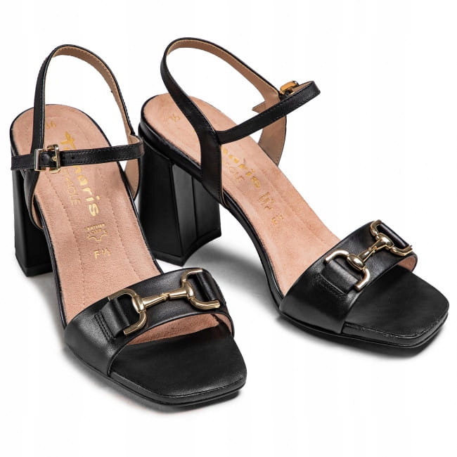 Sandały Tamaris 1-28366-26 001 Black Rozmiar 38