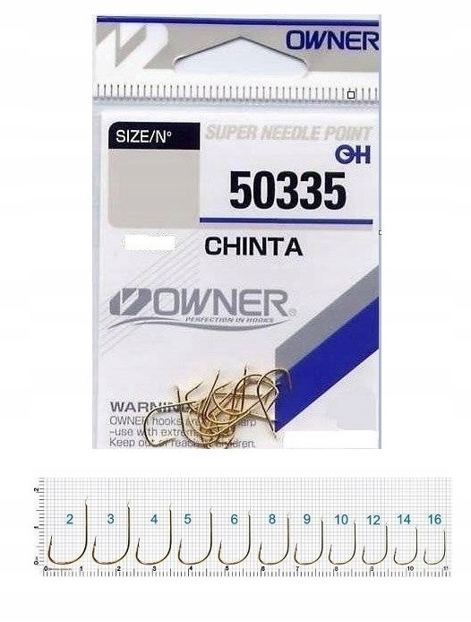 D Haczyki 50335 Chinta #5 1x13szt Owner HO-50335