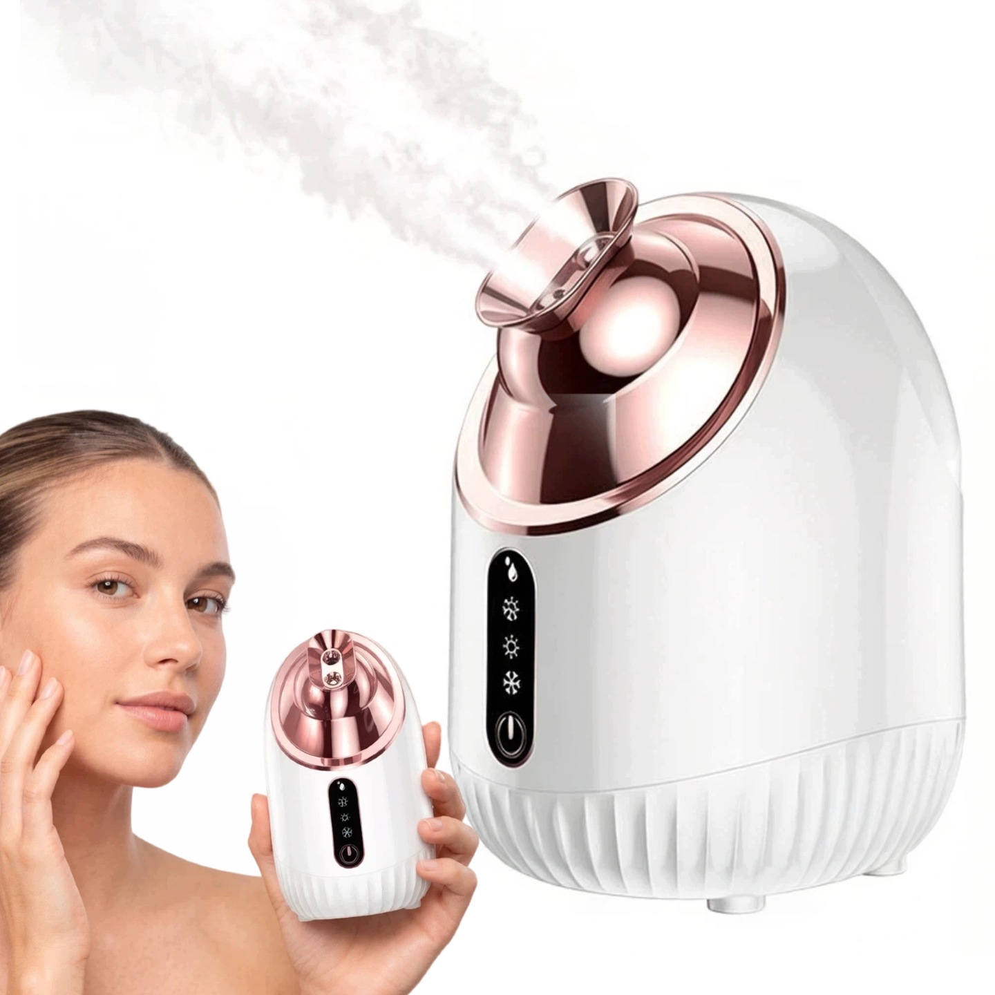 Horká Studená Mlha Iontový Zvlhčovač Na Obličej 240 ML Parní Sauna Spa