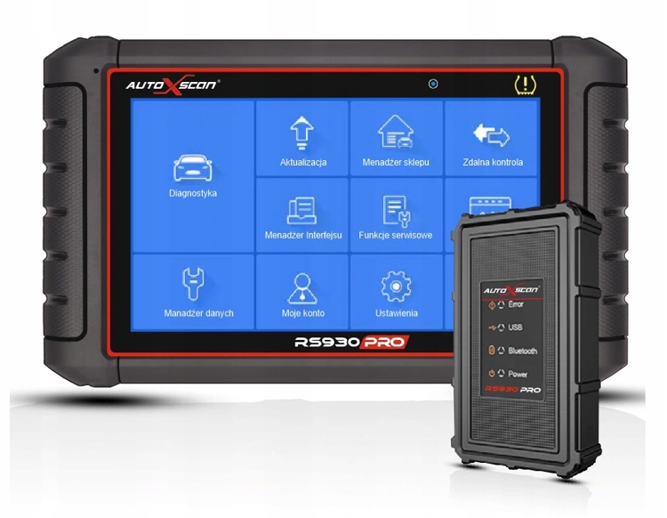Tester diagnostyczny + programator TPMS RS930 J.PL Kod producenta RS930PRO