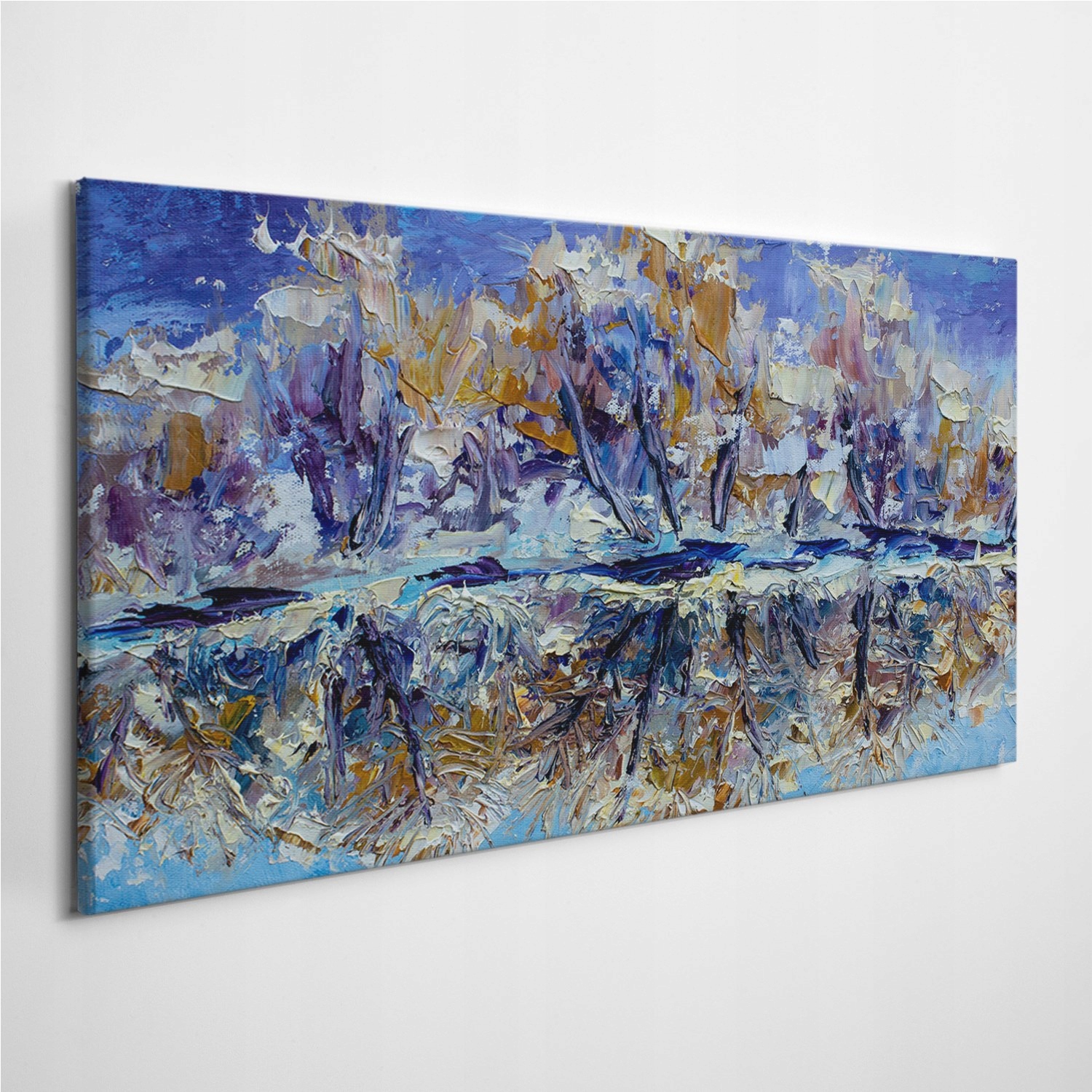 

Obraz na płótnie Śnieg Zima Rzeka Natura 100x50 cm