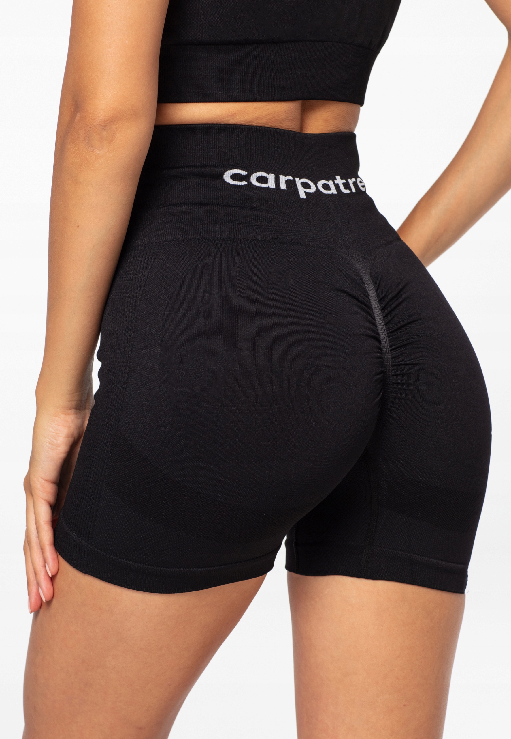 Szorty Czarne Z Wysokim Stanem Carpatree Allure S