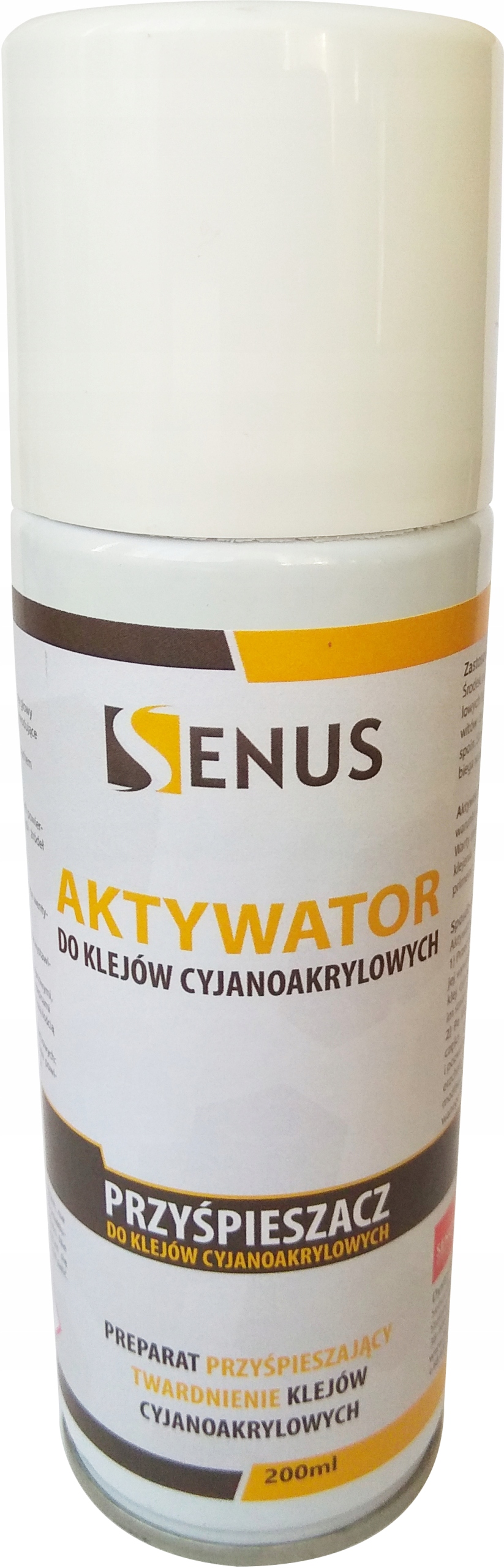 

Przyśpieszacz aktywator do klejów Ca 200ml Senus