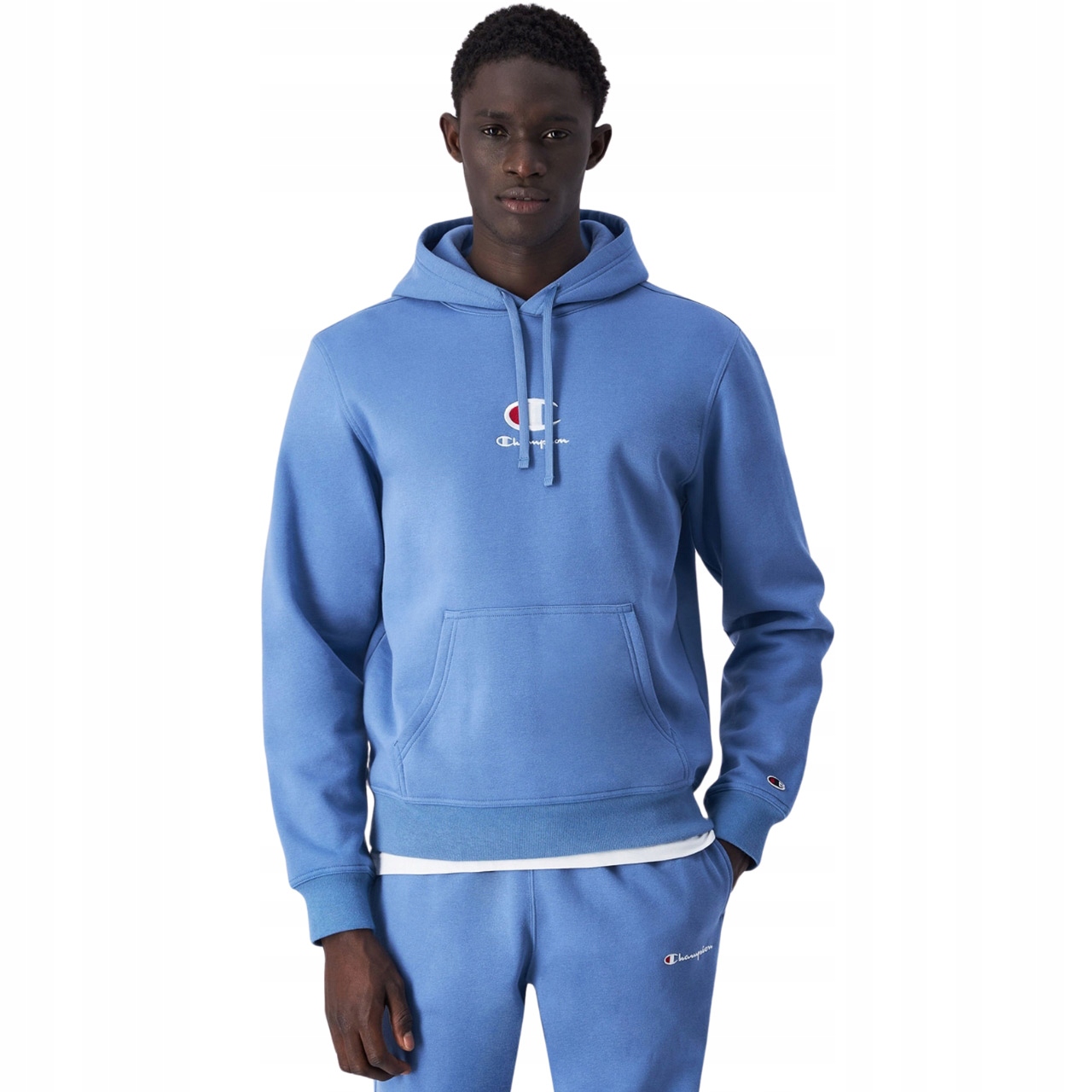 Pánská mikina Champion Hooded modrá 220268 BS099 vel. M