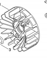 Magnetické koleso Echo CS-590 A409-000360 Originál