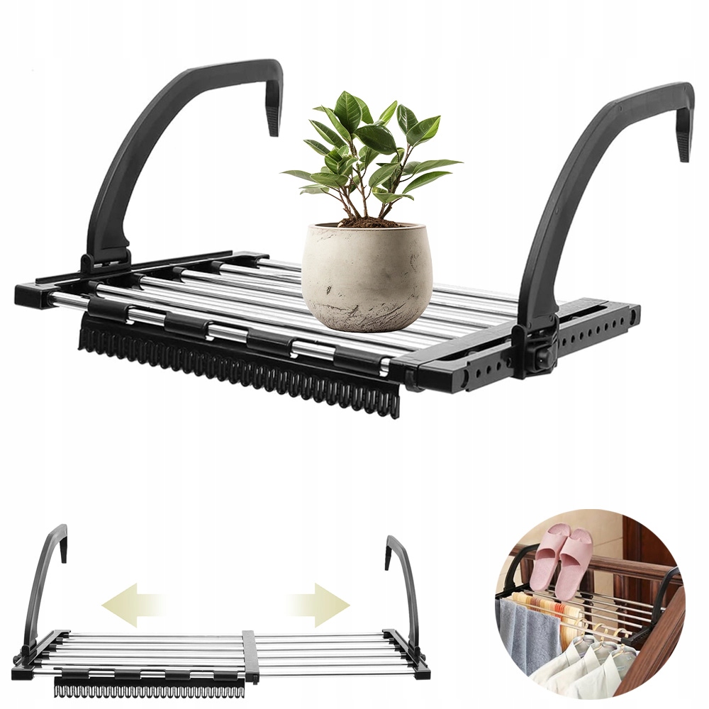 Levně Sušák Na Prádlo A Prádlo Zavěšená Na Radiátor Balkon Stabilní