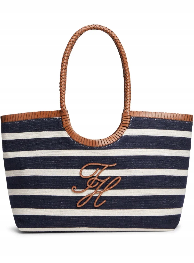 Taška Košík Tommy Hilfiger Th Elev Summer Tote Stripe AW0AW18400 0GY