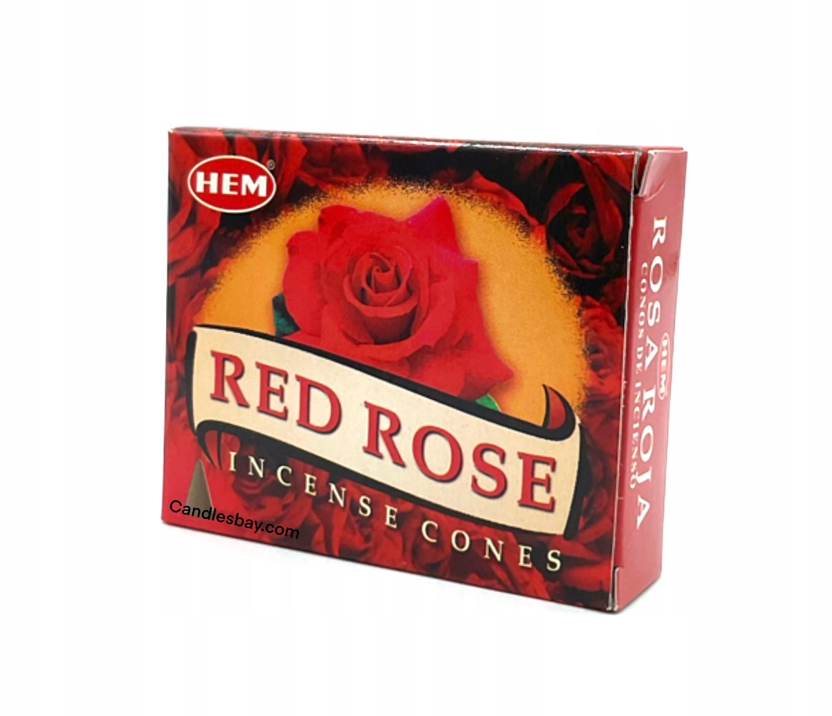 

Kadzidełka stożkowe Róża Hem 10szt Red Rose