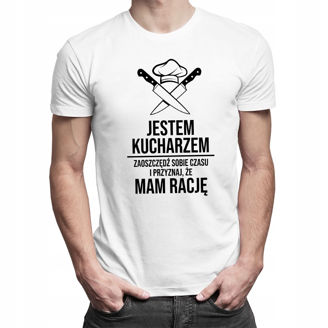 

Męska koszulka - prezent dla kucharza