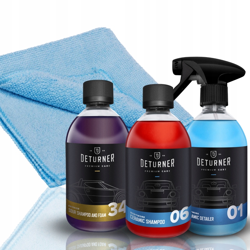 DETURNER zestaw pielęgnacja powłok wosków GRATIS