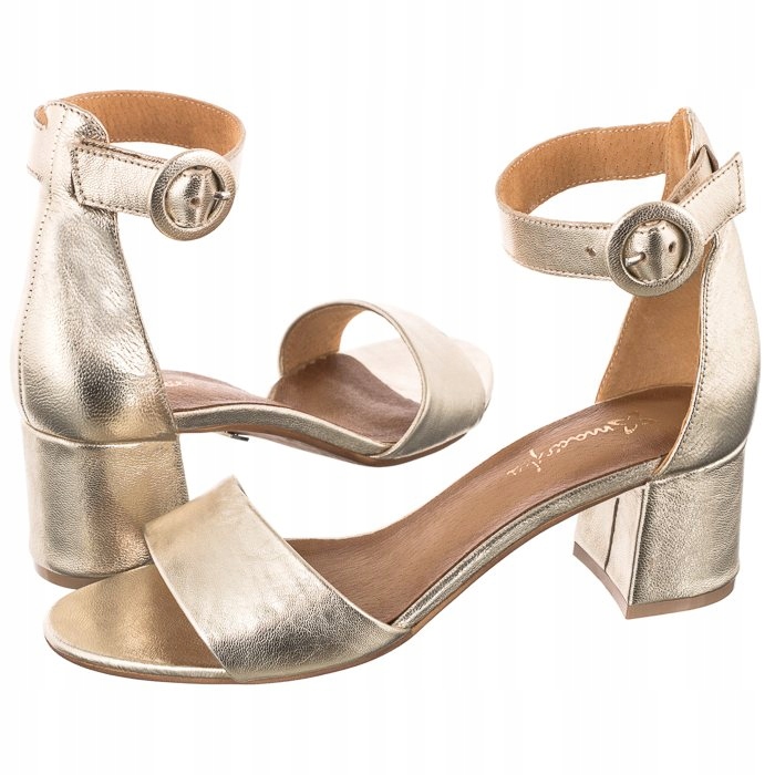 

Buty Damskie Sandały Maciejka Złote 04141-42