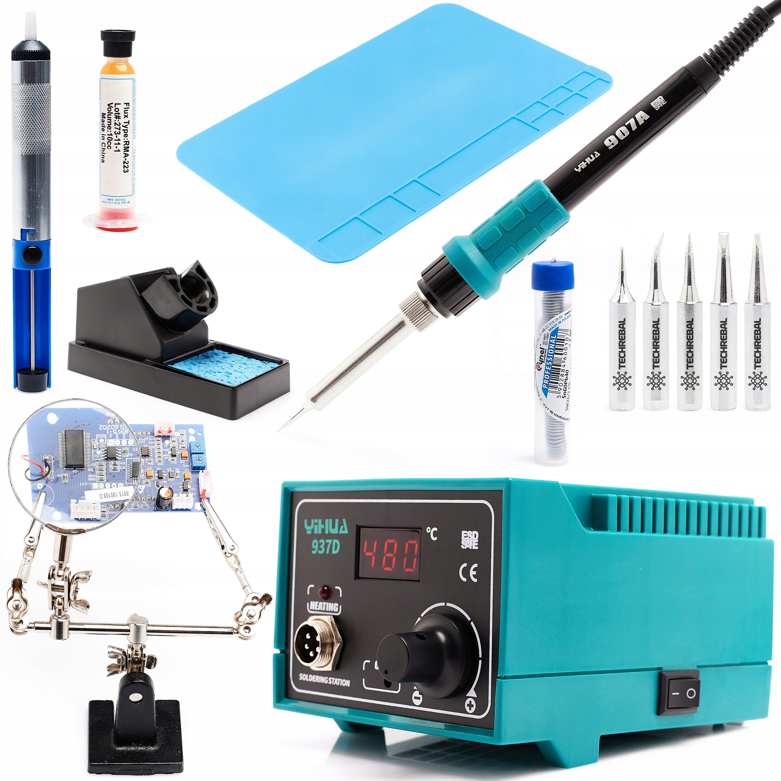 Výkonná Pájecí Stanice Yihua 937D Max Pack