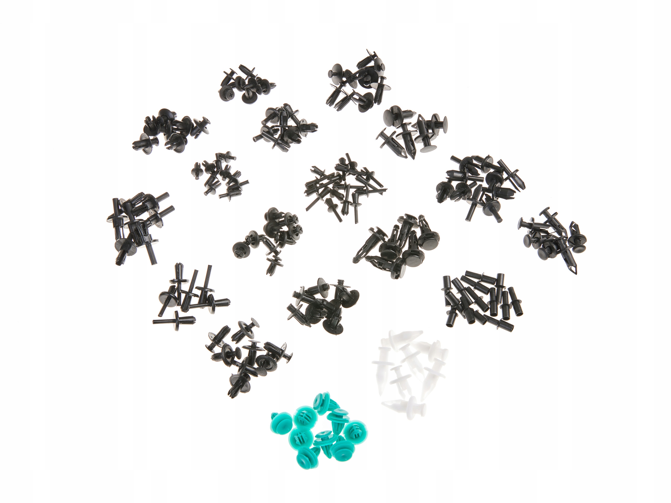 ZESTAW SPINEK KLIPSÓW KOŁKÓW UNI SAMOCHODOWYCH Kod producenta F01161