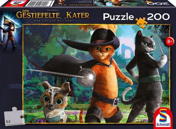 

Kot W Butach Film Oryginalne Puzzle 200 El 8+