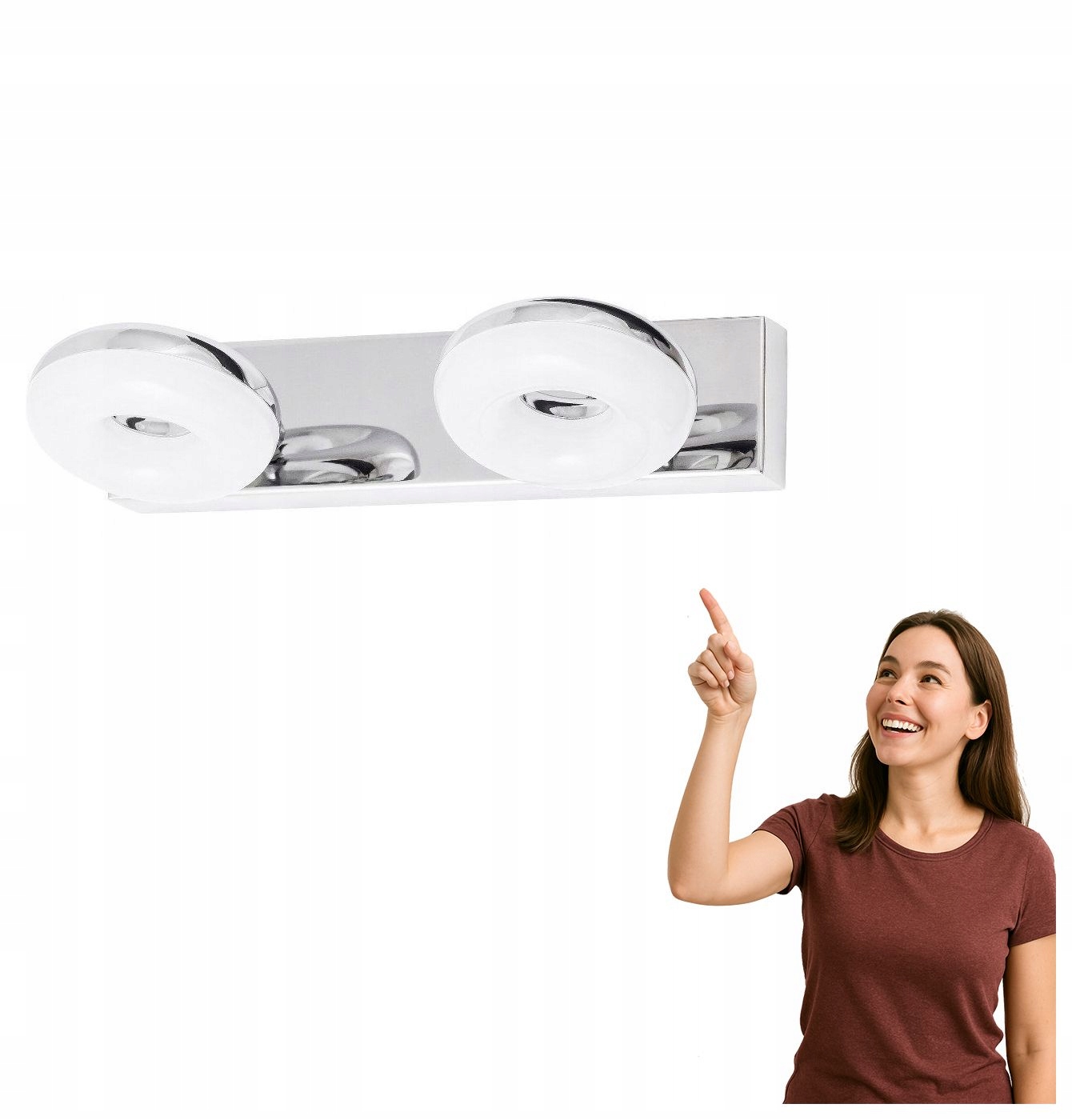 Led koupelnová spotová lampa 2x5W Beata 5717 Rabalux