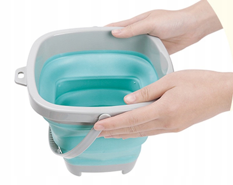 WIADERKO SKŁADANE ZESTAW DO PIASKU GRABKI WOOPIE Rodzaj wiaderko