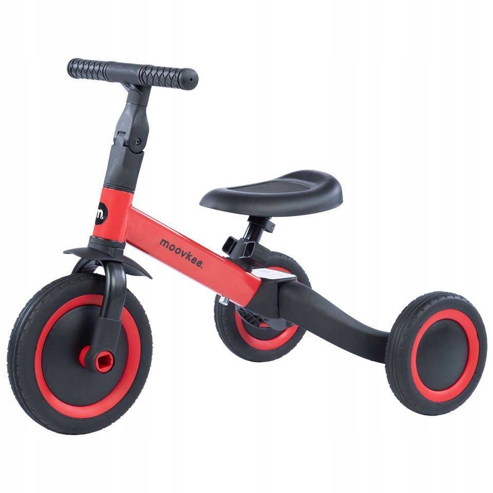 

Rowerek 4w1 trójkołowy Molly Strawberry Red