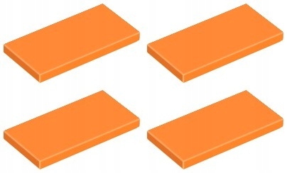 

Lego 87079 Tile Płytka 2x4 pomarań Nowa (4g) 4 szt
