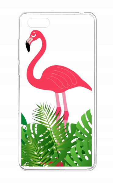

etui silikon 1 mm róże flaming do Huawei Y5 2018