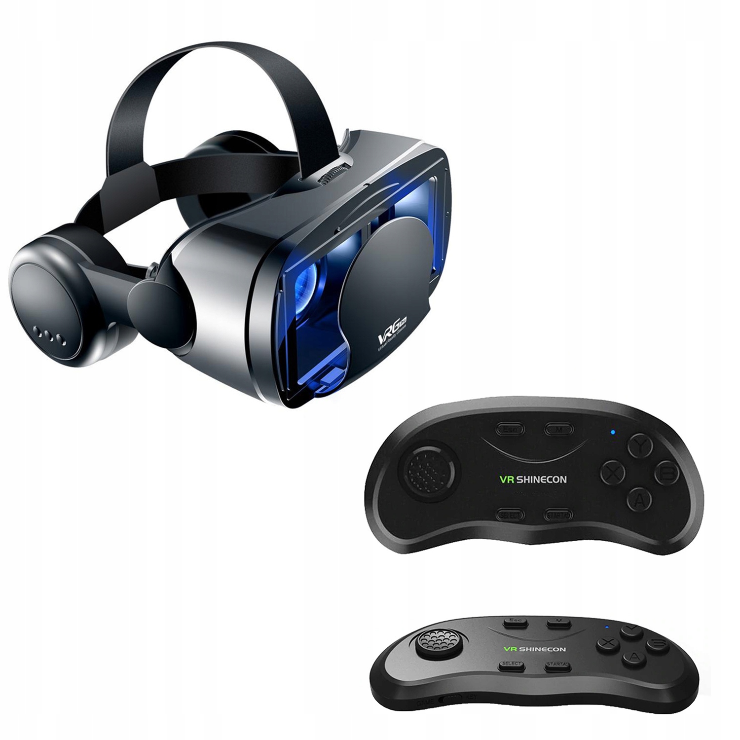 Vr brýle brýle se sluchátky Vrg Pro Plus Gamepad Shinecon B01