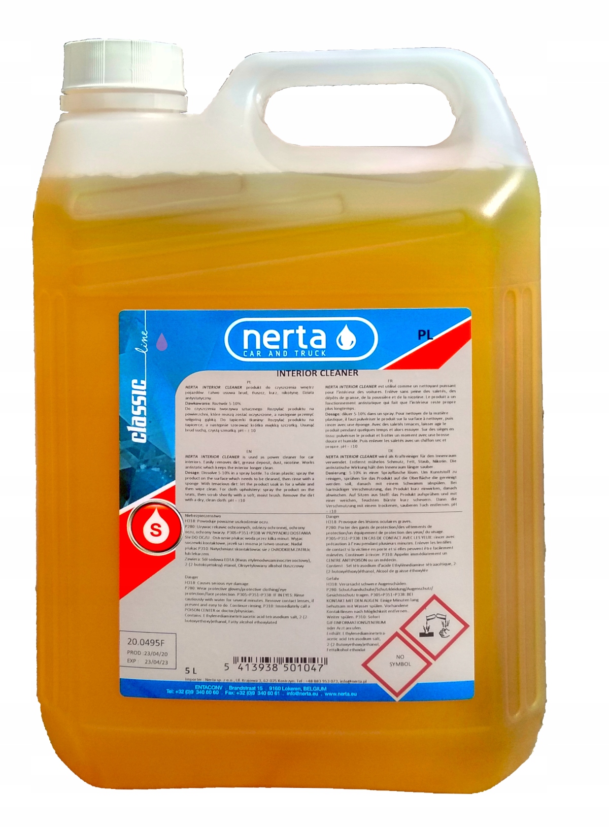

Nerta Interior Cleaner do dywanów i tapicerki 5l