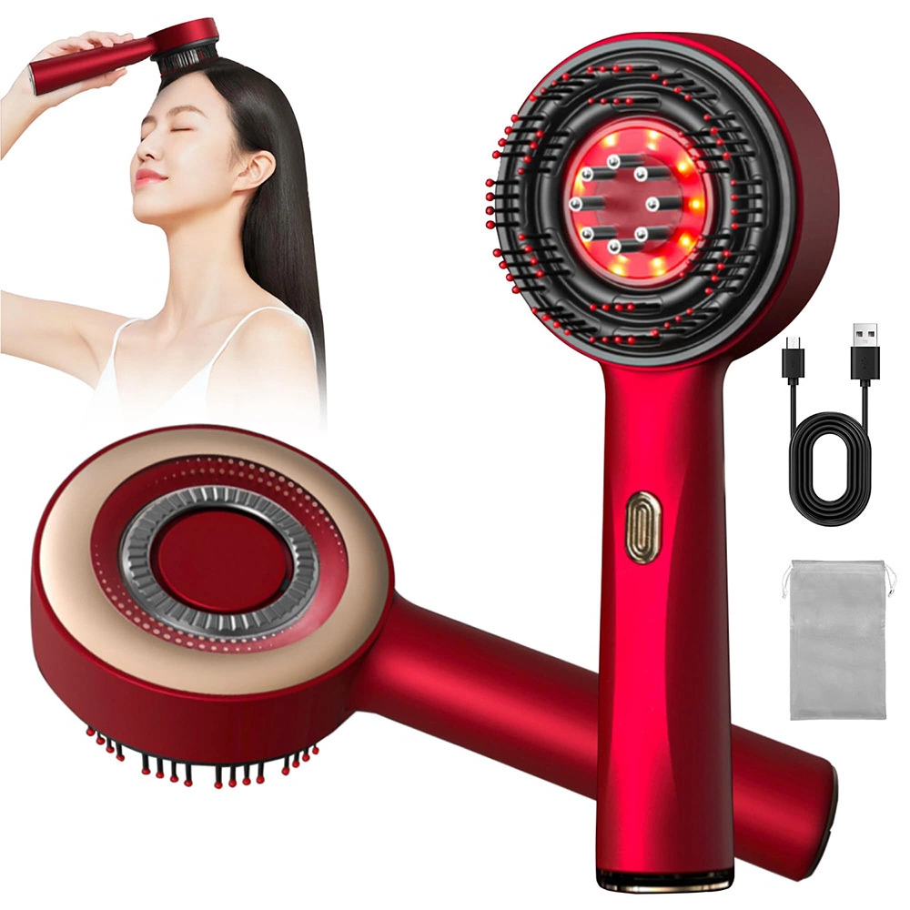 Grzebień Masujący Elektryczna Szczotka Masażer Do Masażu Skóry Grzebień