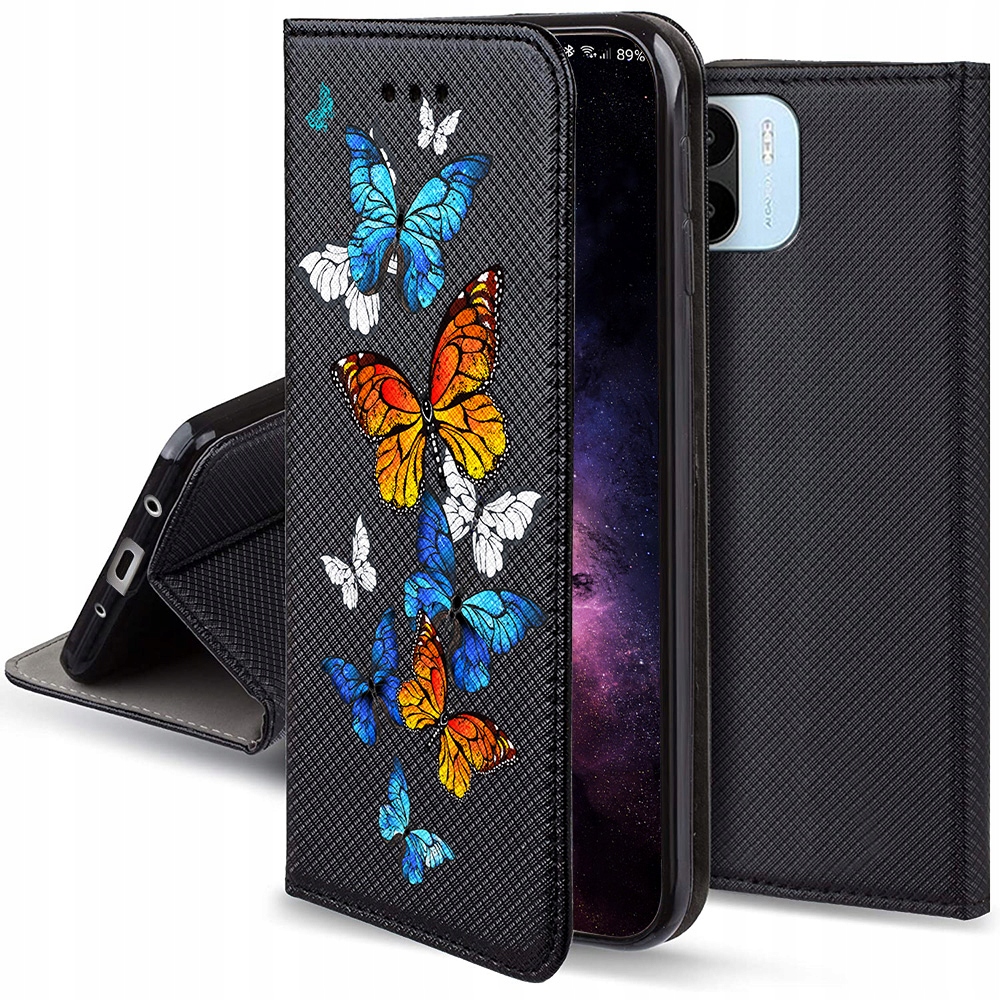 

Etui Magnet Motylki do Xiaomi Redmi A1 Szkło