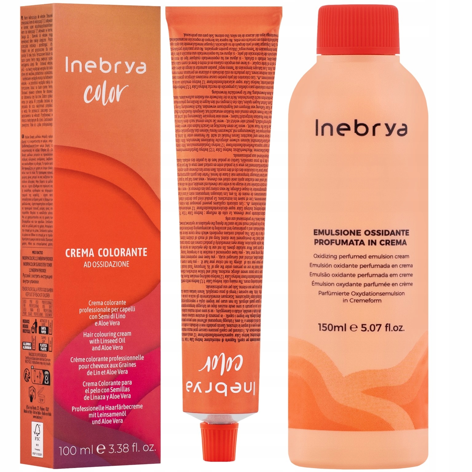 

Zestaw do farbowania Inebrya Color 100ml 150ml